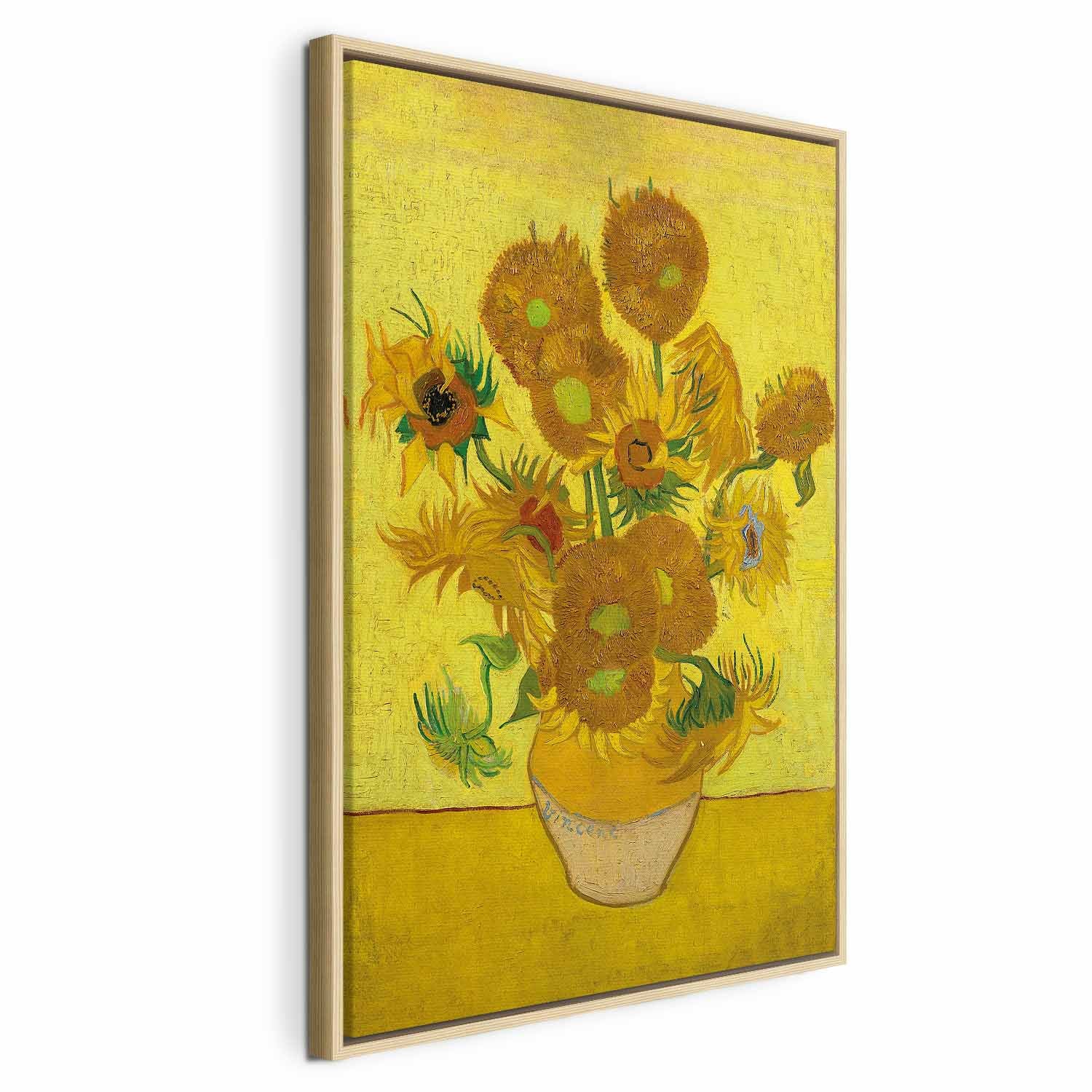 Sunflower Still Life Classic Canvas Print