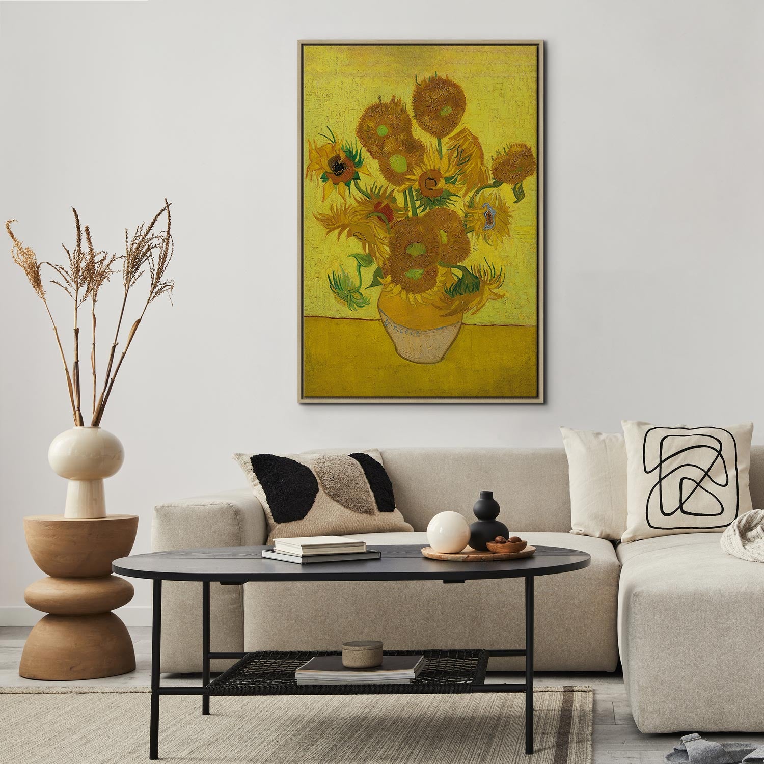 Sunflower Still Life Classic Canvas Print