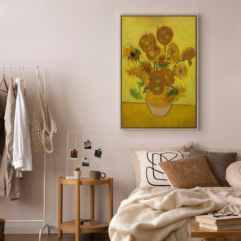 Sunflower Still Life Classic Canvas Print