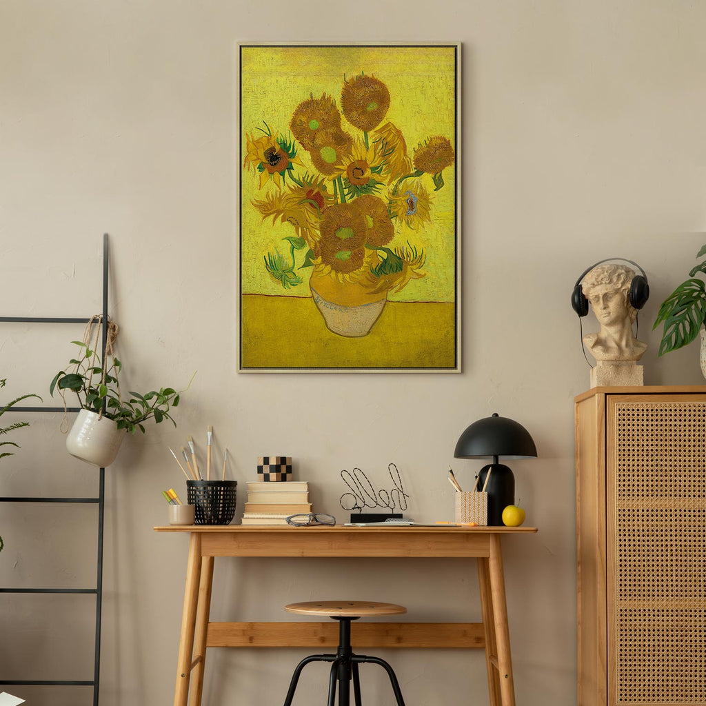Sunflower Still Life Classic Canvas Print