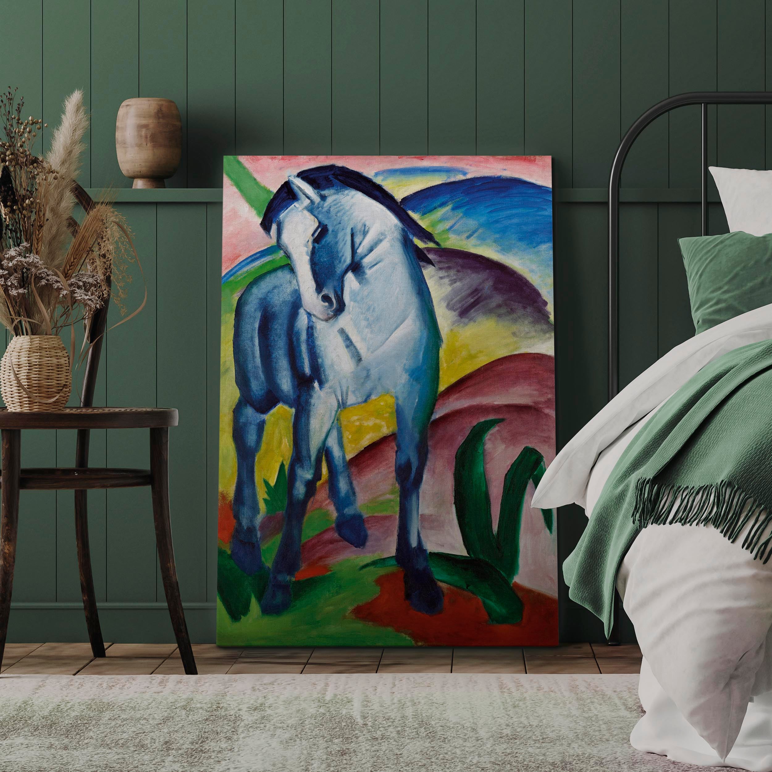 Canvas Print Blue Horse