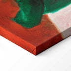 Blue Horse Expressionist Canvas Print