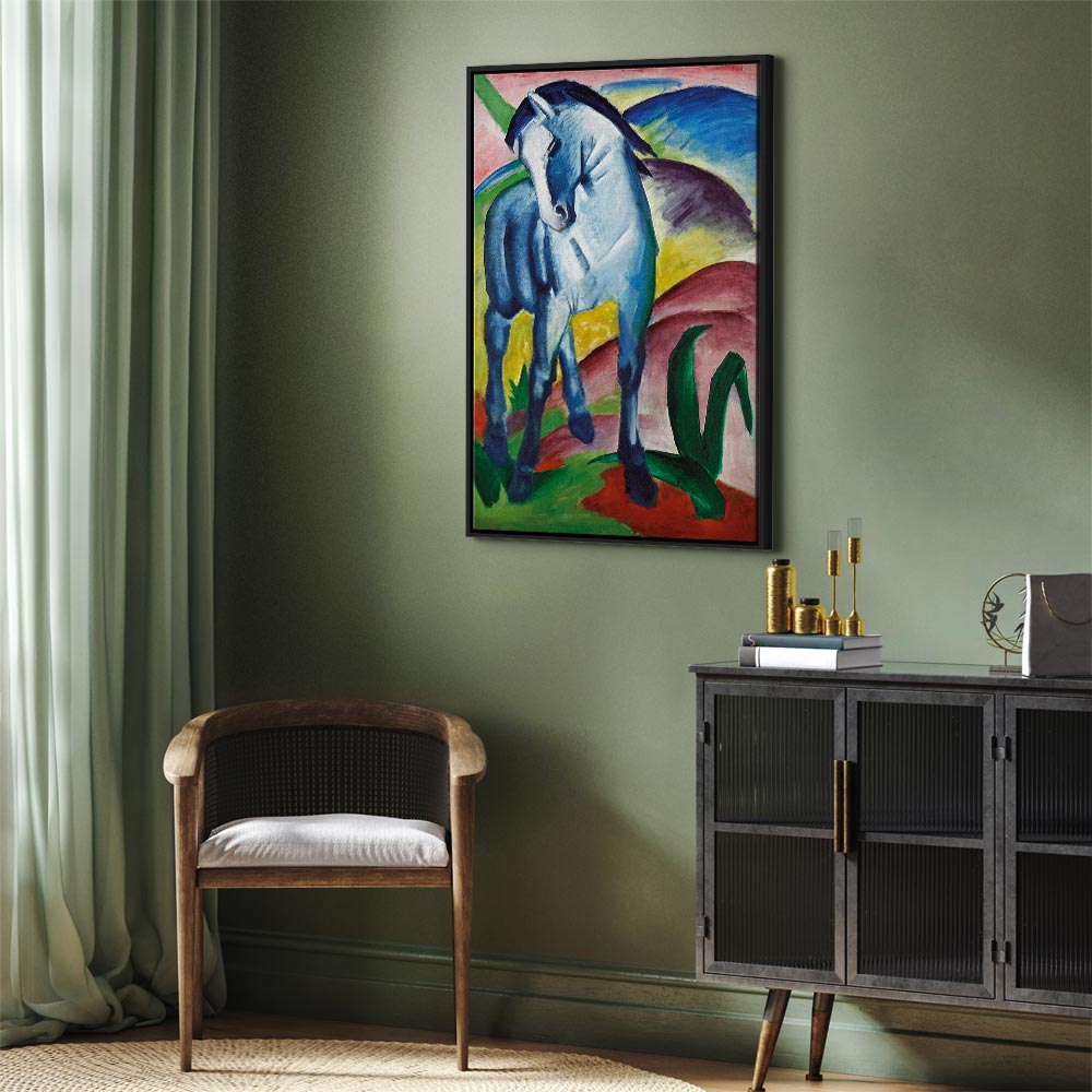 Canvas Print Blue Horse