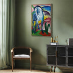 Canvas Print Blue Horse