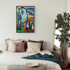 Canvas Print Blue Horse