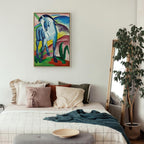 Canvas Print Blue Horse