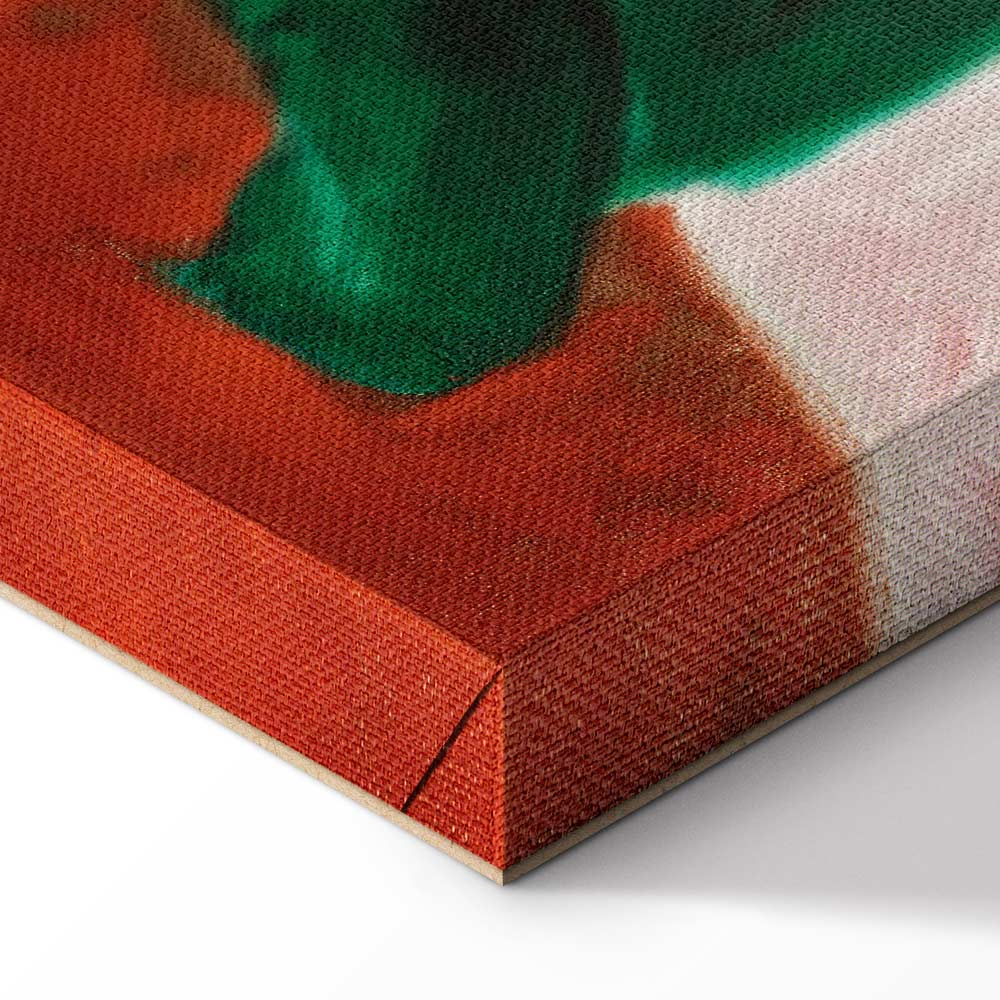 Blue Horse Expressionist Canvas Print