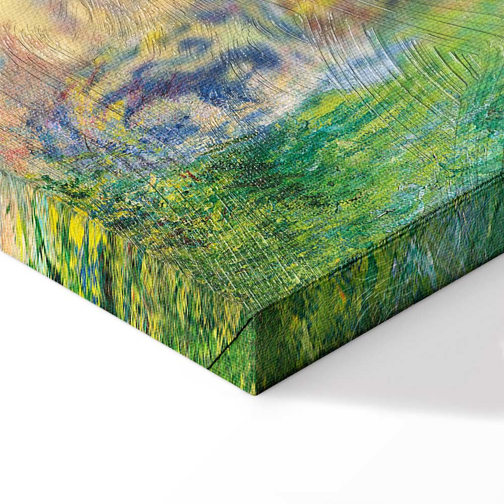 Monet Garden at Vétheuil Classic Canvas Print