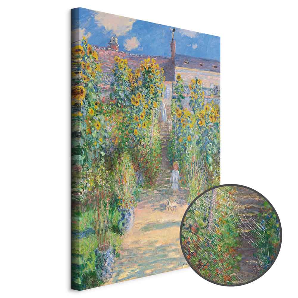 Monet Garden at Vétheuil Classic Canvas Print