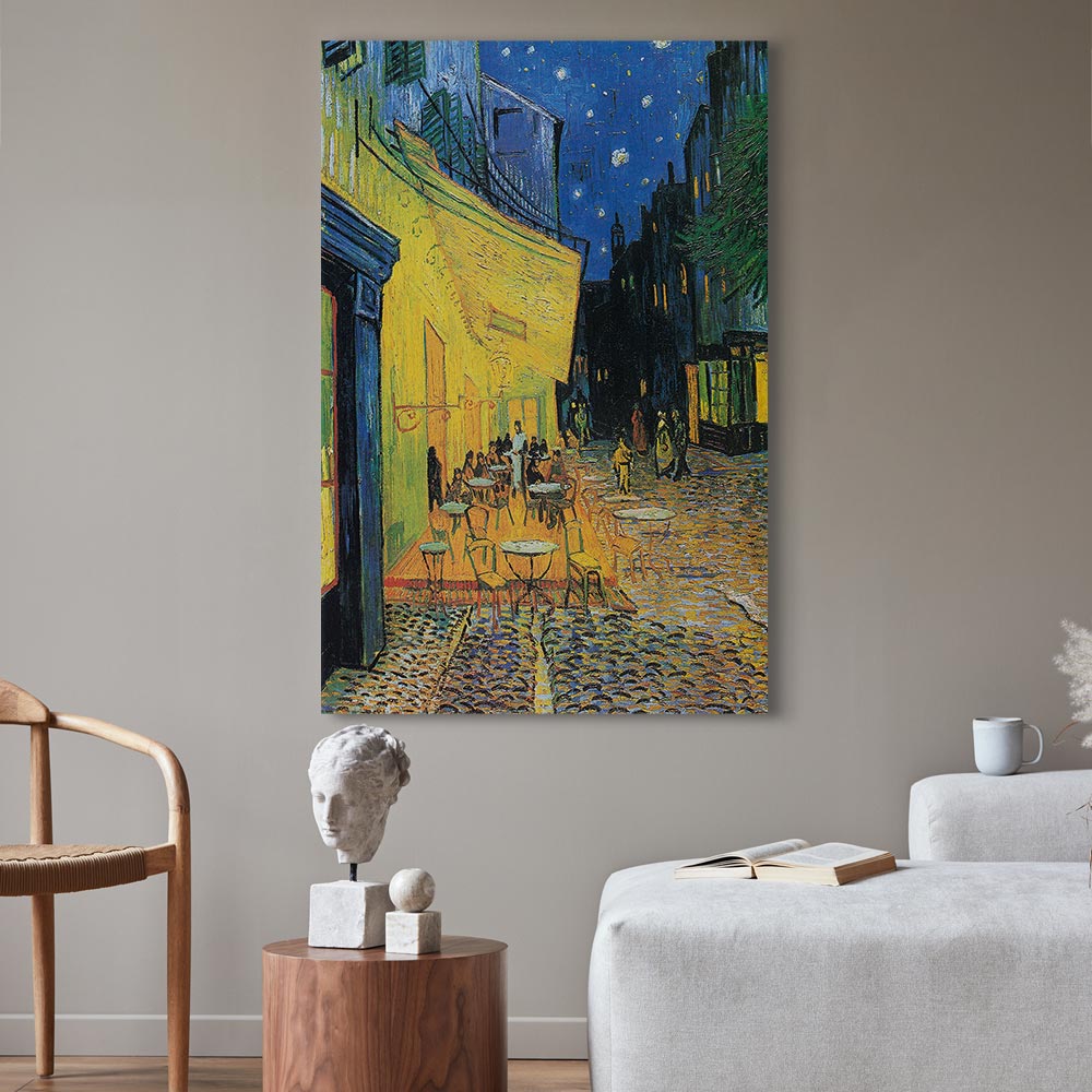 Café Terrace at Night Vincent van Gogh Canvas Print