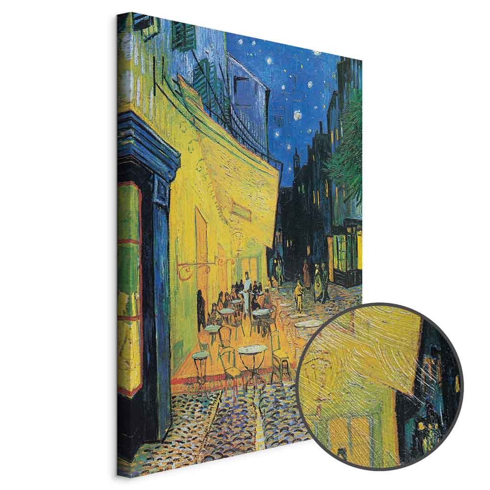 Café Terrace at Night Vincent van Gogh Canvas Print