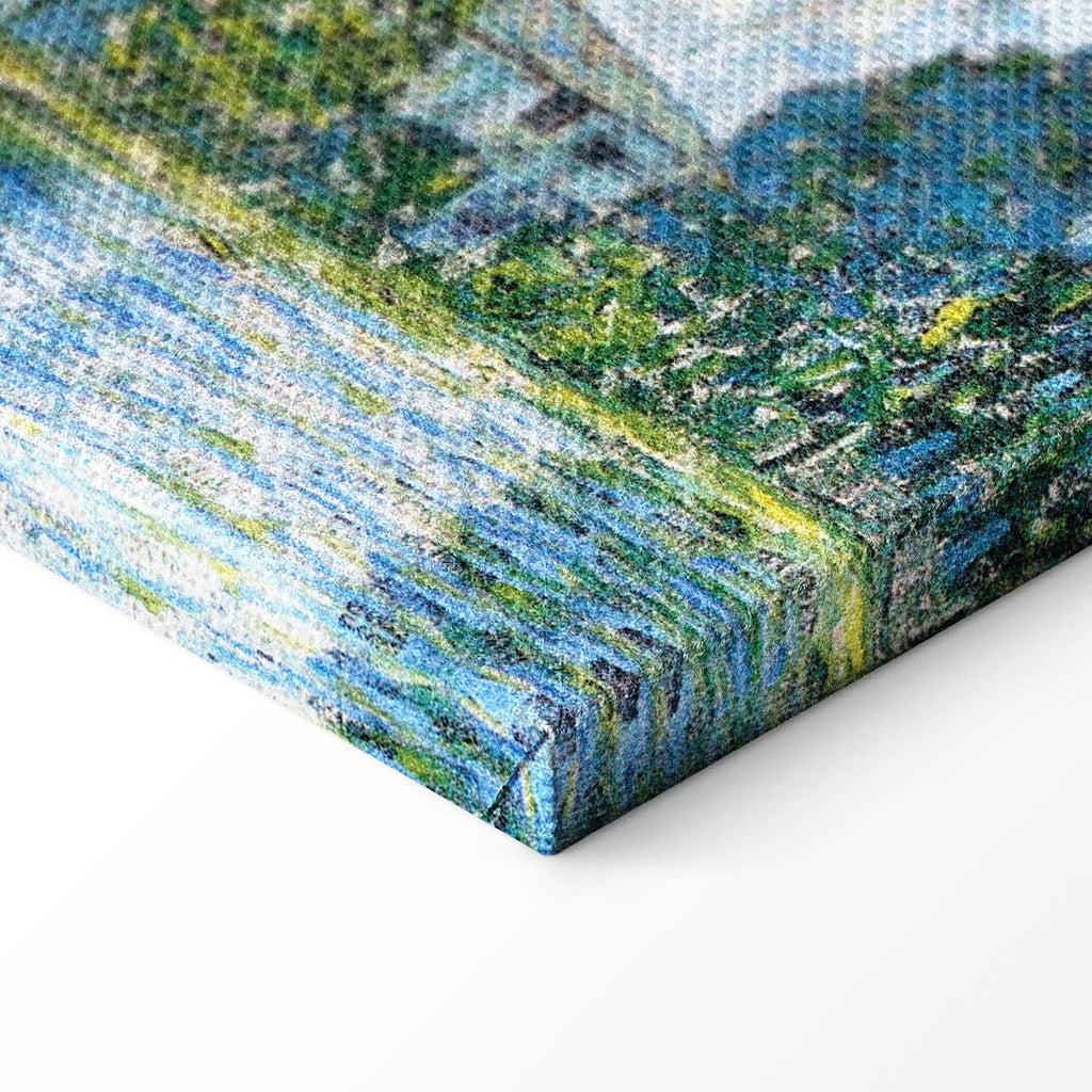 Klimt Church in Cassone Landscape Canvas Print