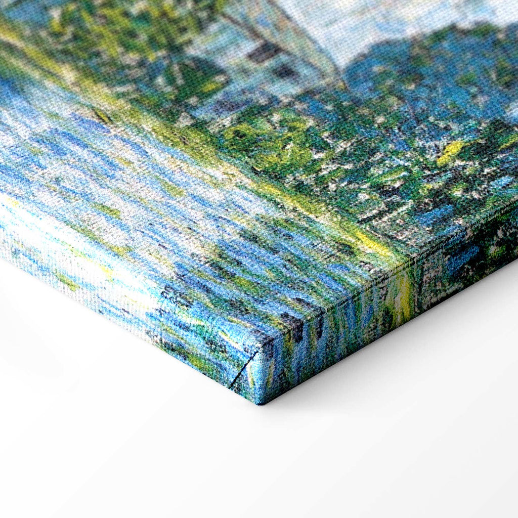 Klimt Church in Cassone Landscape Canvas Print