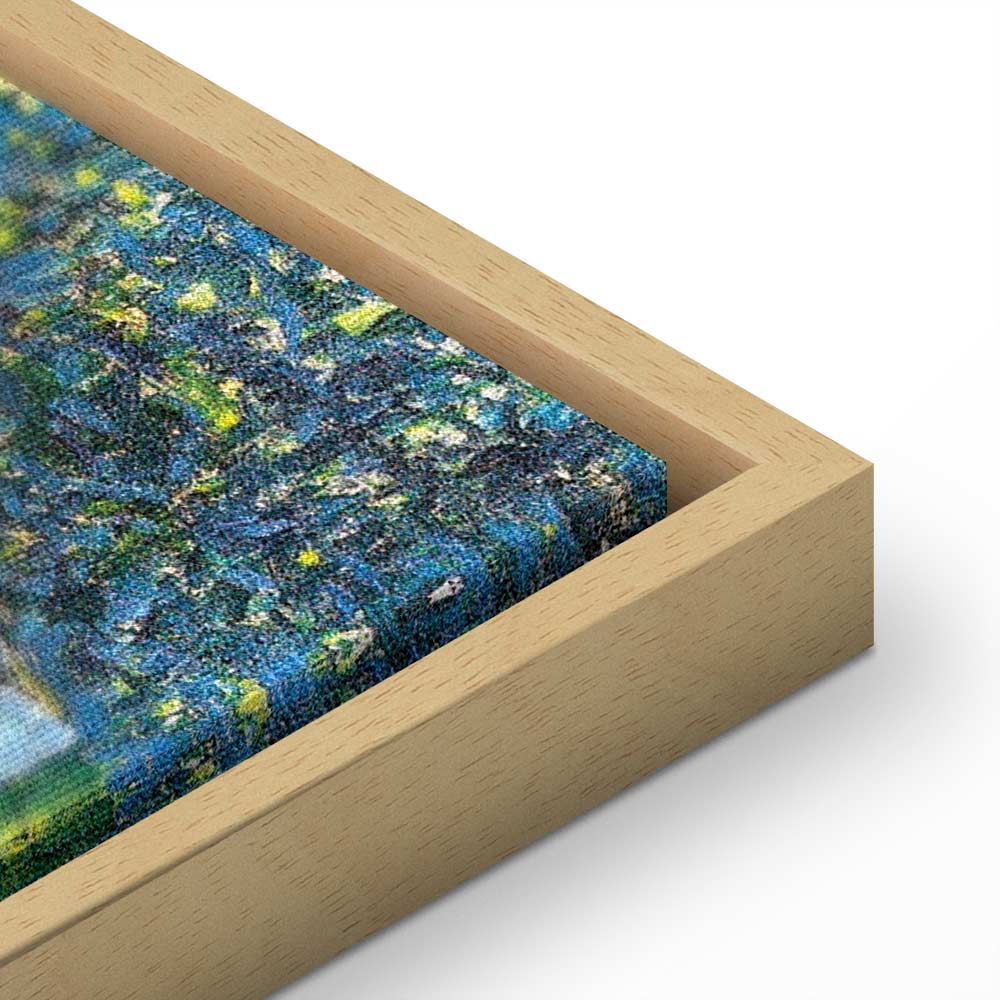 Klimt Church in Cassone Landscape Canvas Print