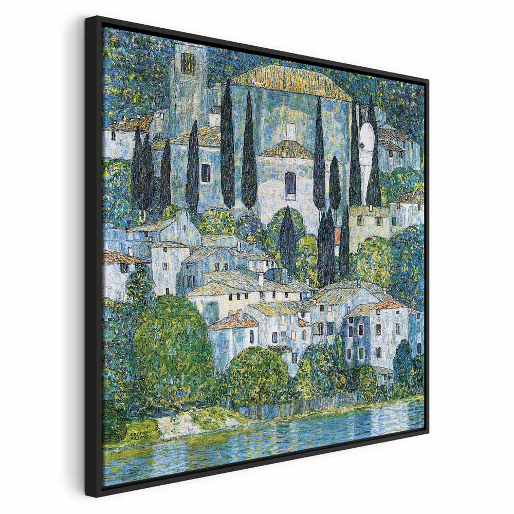 Klimt Church in Cassone Landscape Canvas Print