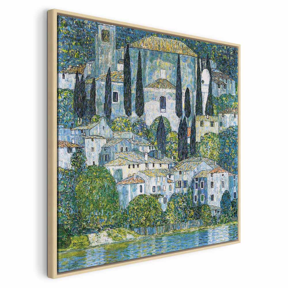 Klimt Church in Cassone Landscape Canvas Print