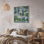 Klimt Church in Cassone Landscape Canvas Print