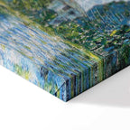 Klimt Church in Cassone Landscape Canvas Print