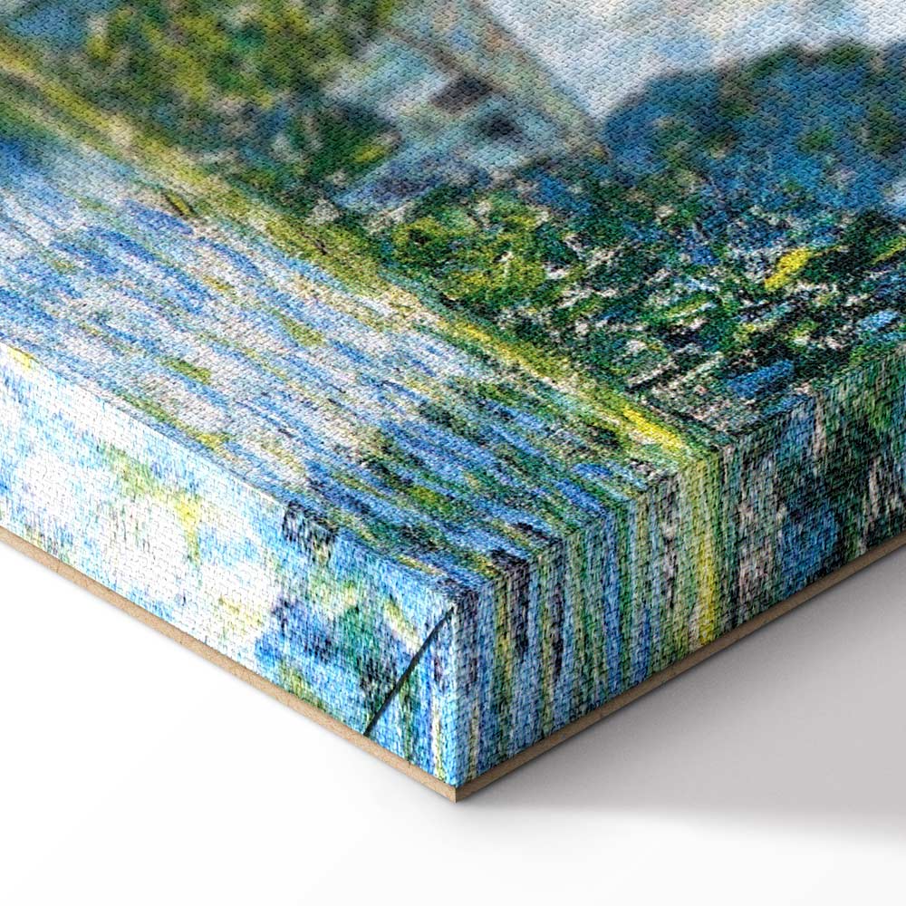 Klimt Church in Cassone Landscape Canvas Print