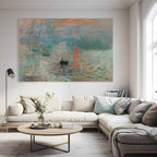 Impression, Sunrise Monet Classic DIY Large Canvas Print