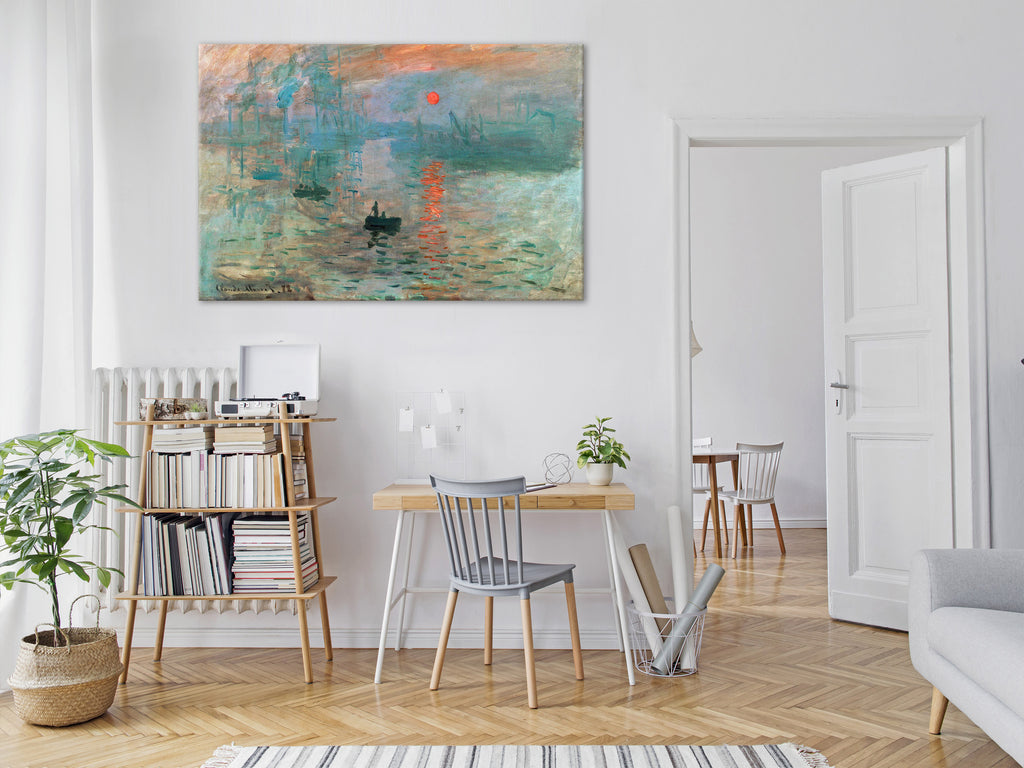 Canvas Print Impression Sunrise Reproduction