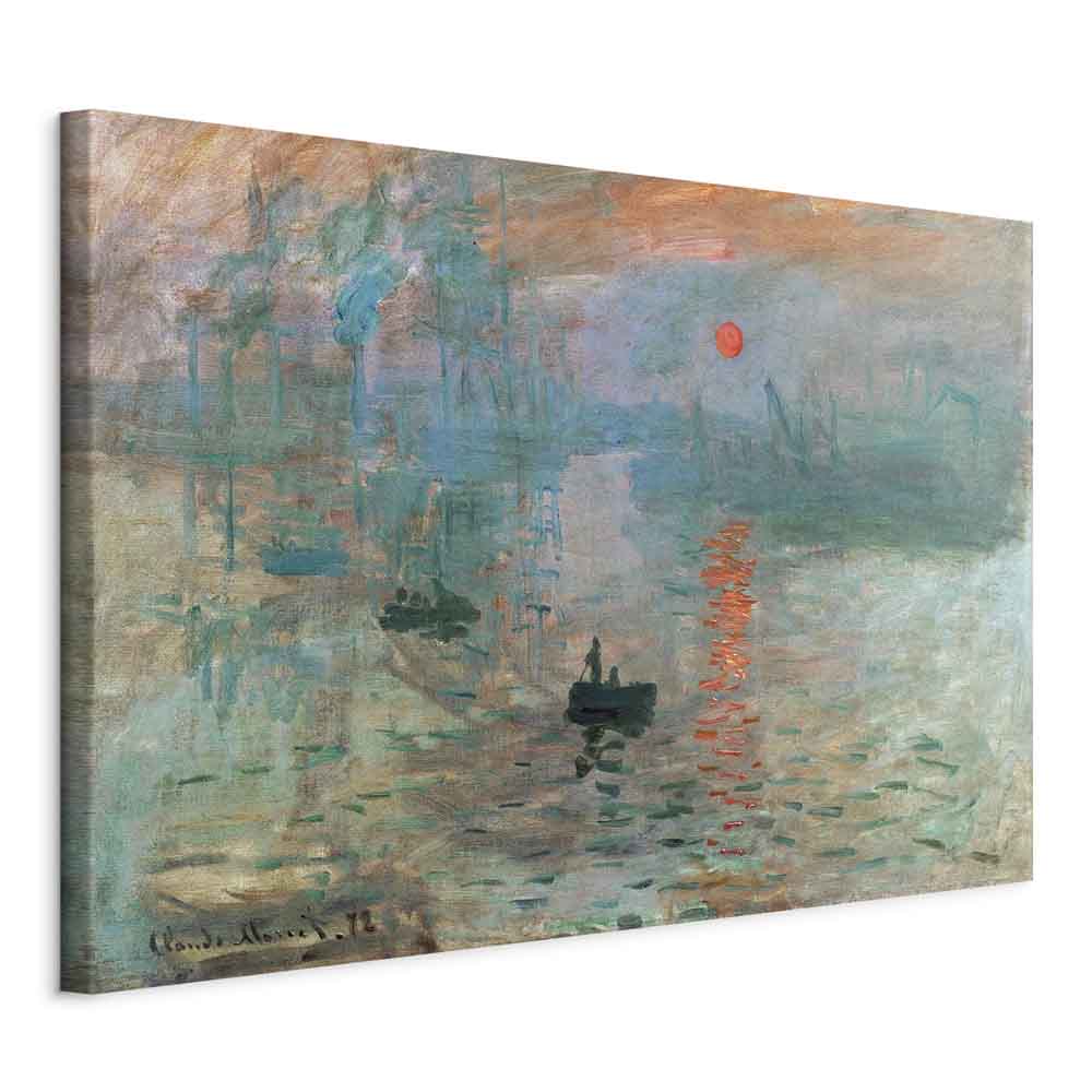 Canvas Print Impression Sunrise Reproduction