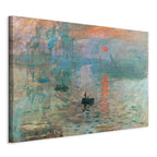 Canvas Print Impression Sunrise Reproduction