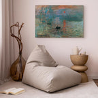 Canvas Print Impression Sunrise Reproduction
