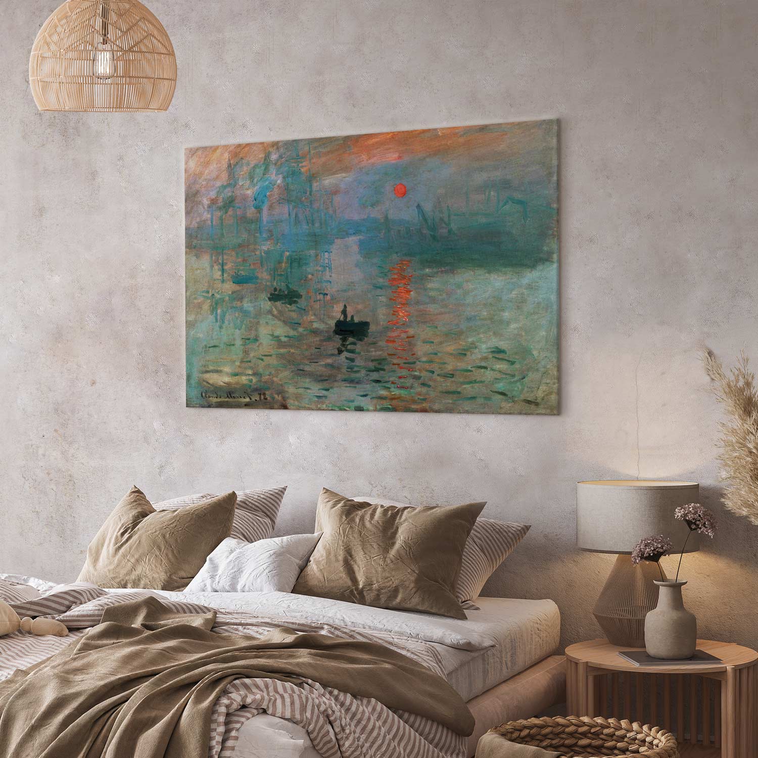 Impression, Sunrise Claude Monet Classic Canvas Print