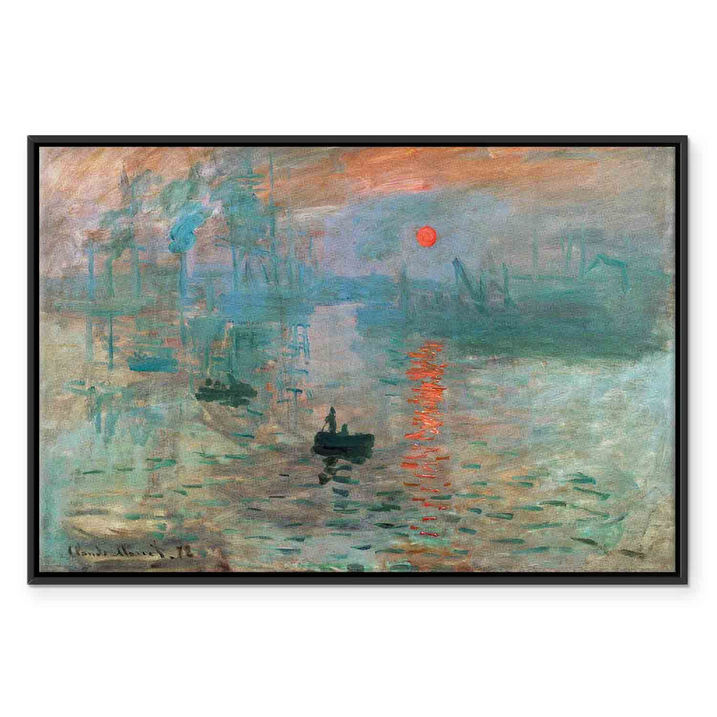 Impression, Sunrise Claude Monet Classic Canvas Print