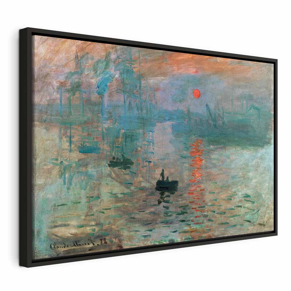 Canvas Print Impression Sunrise Reproduction