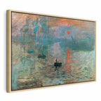 Canvas Print Impression Sunrise Reproduction