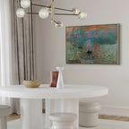 Canvas Print Impression Sunrise Reproduction