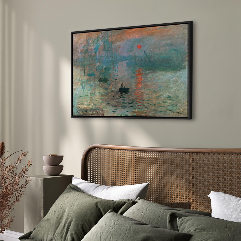 Canvas Print Impression Sunrise Reproduction