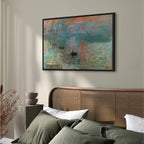 Canvas Print Impression Sunrise Reproduction