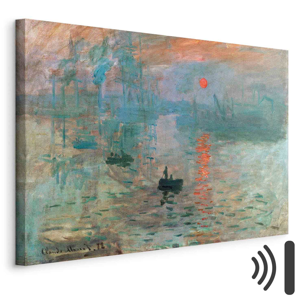 Impression, Sunrise Claude Monet Classic Canvas Print