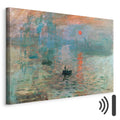 Impression, Sunrise Claude Monet Classic Canvas Print