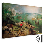Icarus Mythology Landscape Classic Canvas Print