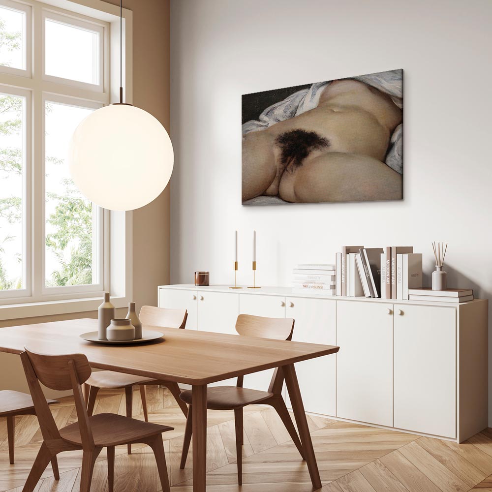 Courbet The Origin of the World Classic Canvas Print