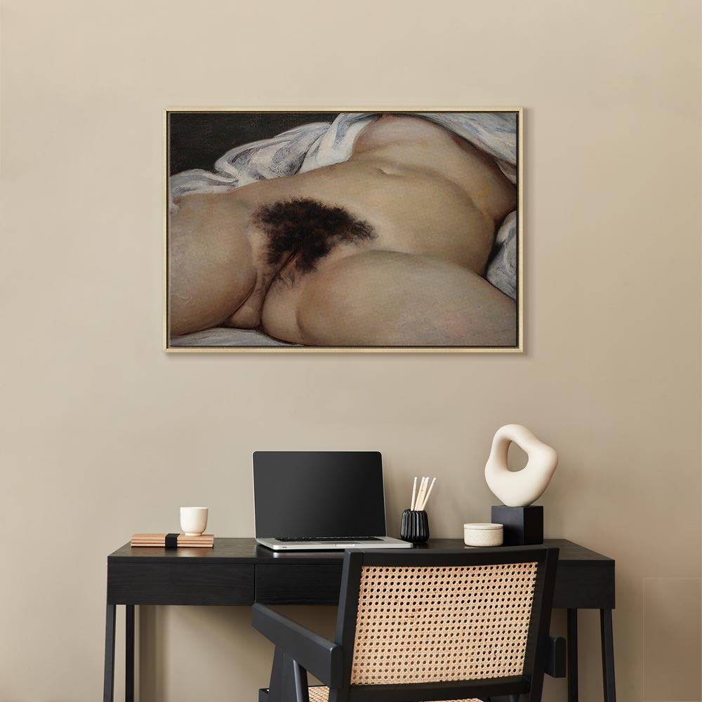 Courbet The Origin of the World Classic Canvas Print