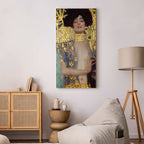 Judith Portrait Gold Classic Canvas Print