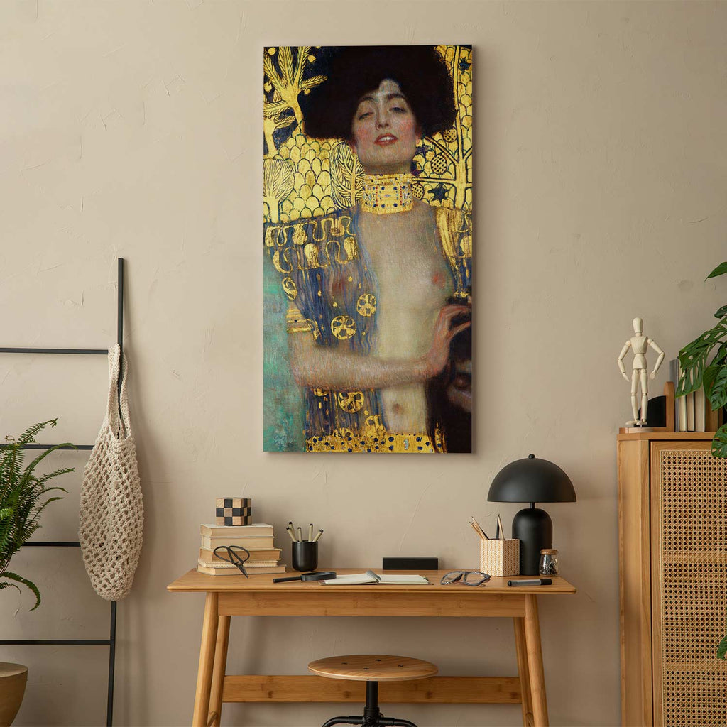 Judith Portrait Gold Classic Canvas Print