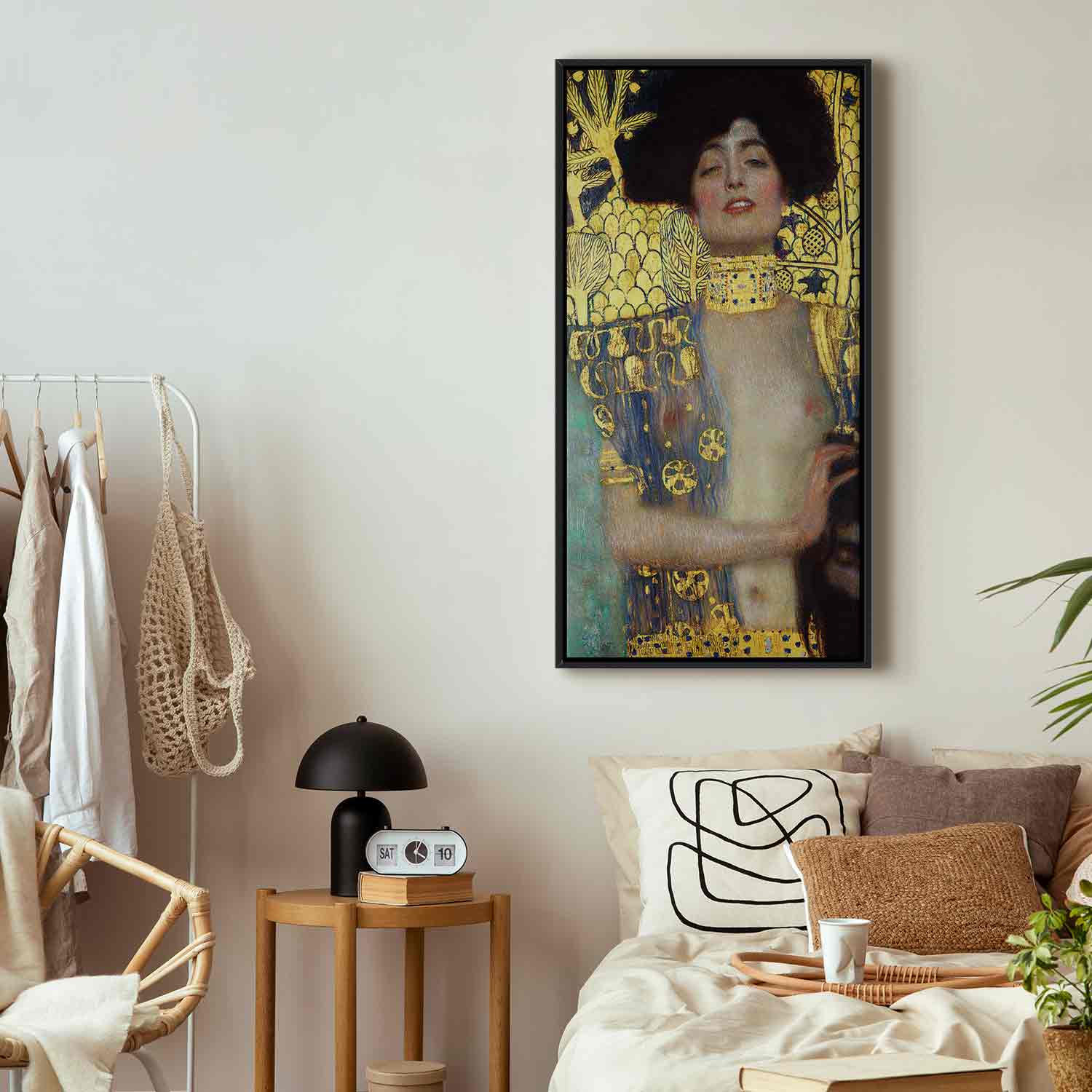 Judith Portrait Gold Classic Canvas Print