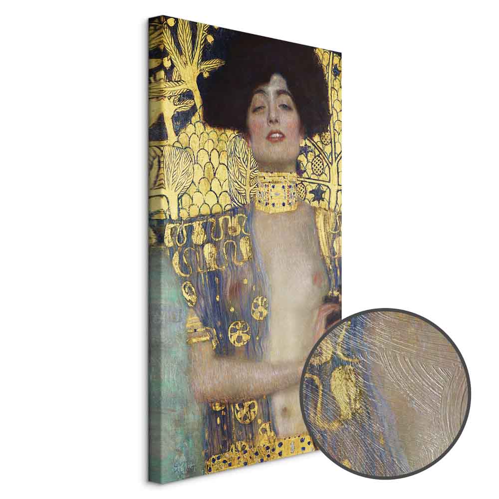 Judith Portrait Gold Classic Canvas Print
