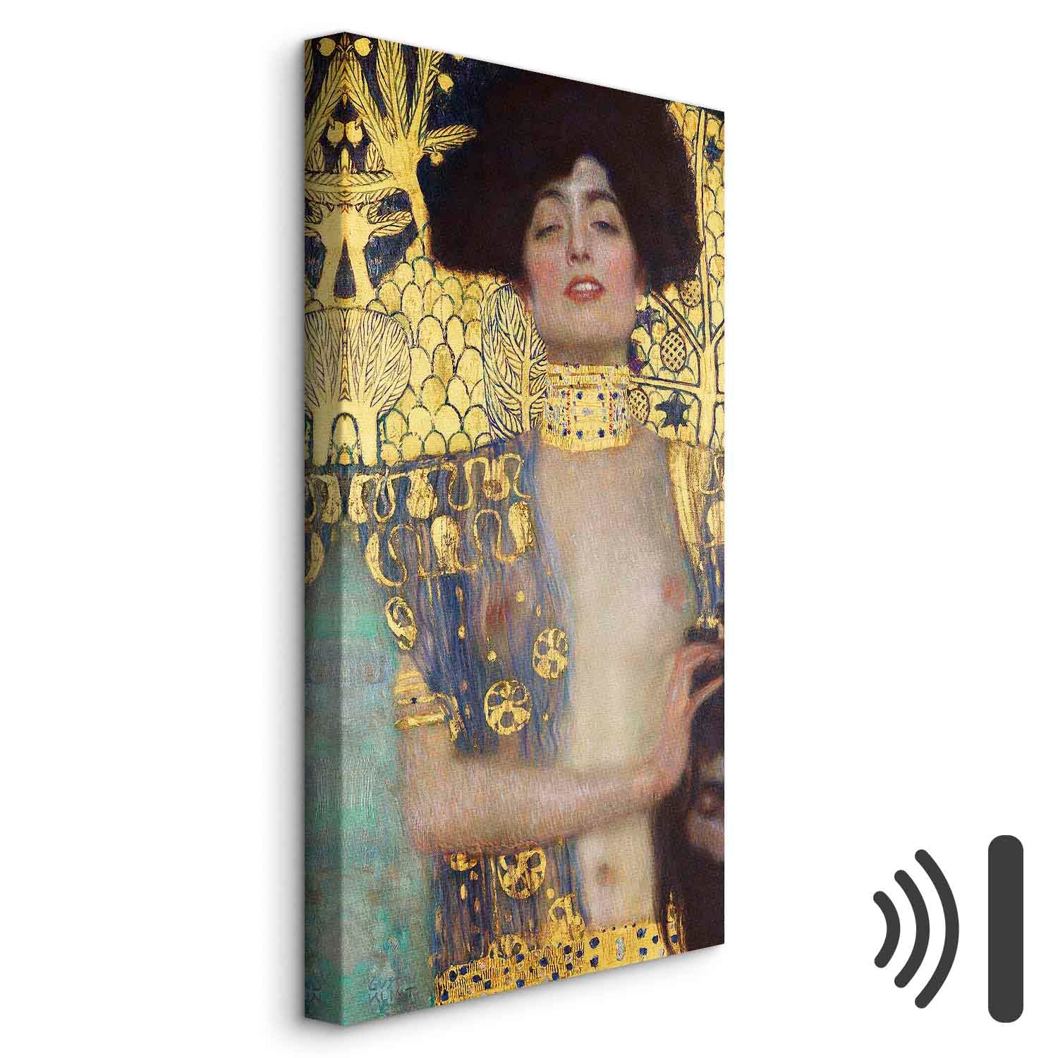 Judith Portrait Gold Classic Canvas Print