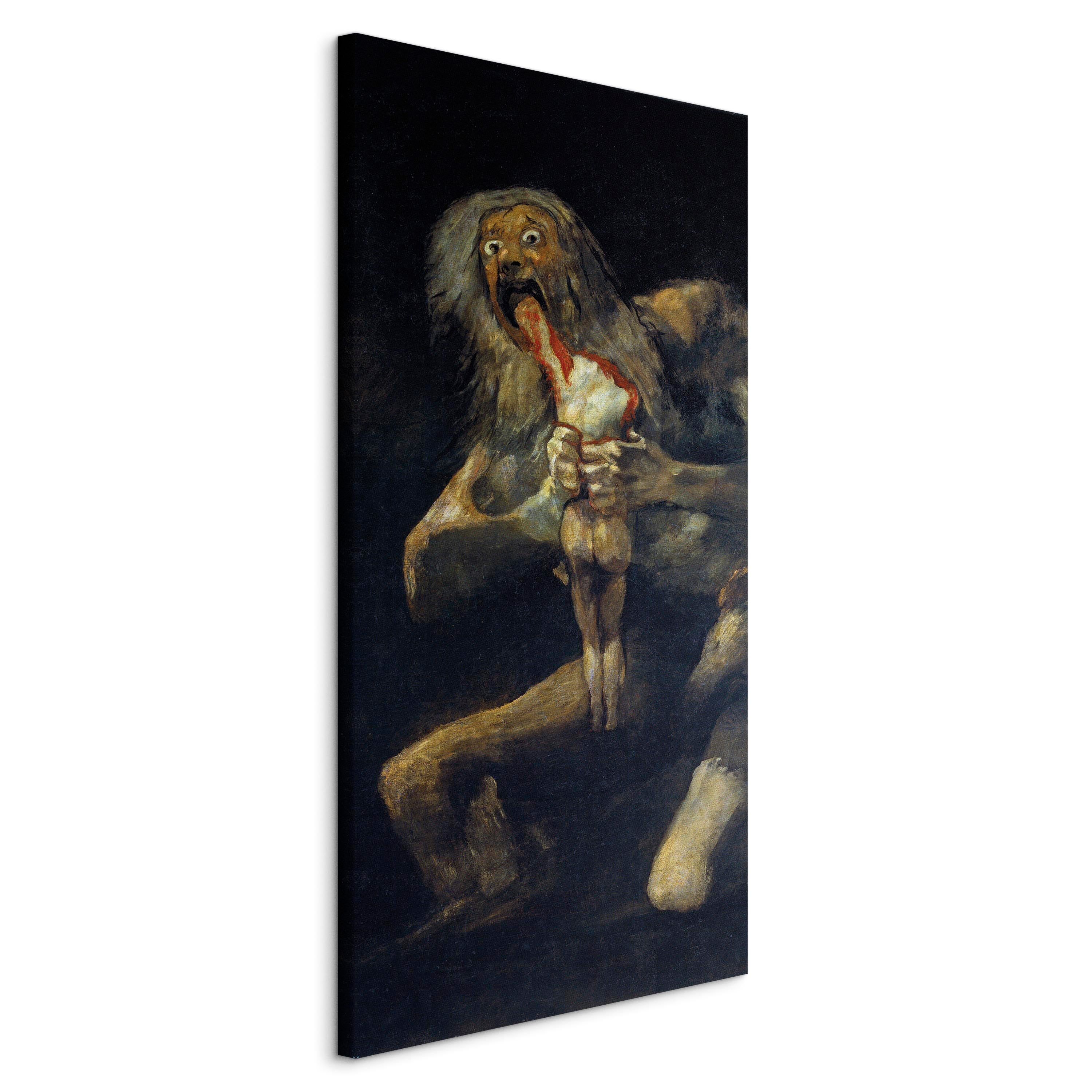 Canvas Print Saturn Devouring His Son