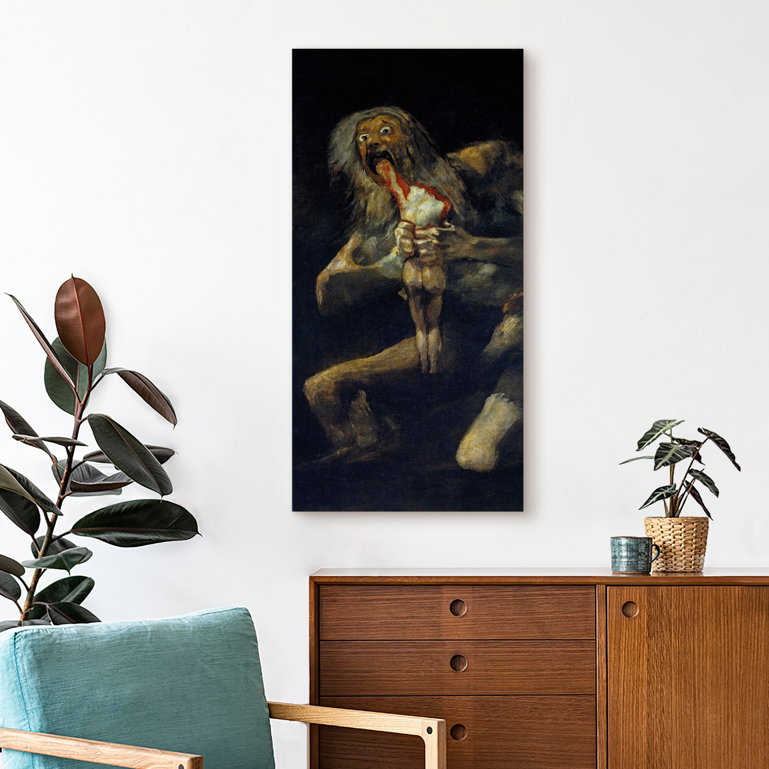 Canvas Print Saturn Devouring His Son