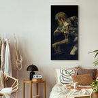 Saturn Devouring His Son Dark Classic Canvas Print