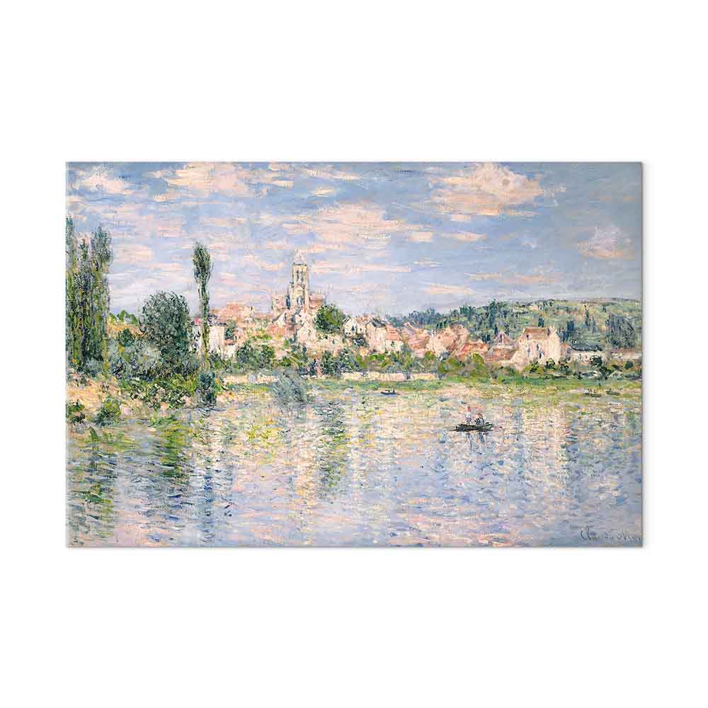 Monet Vétheuil Summer Landscape Canvas Print