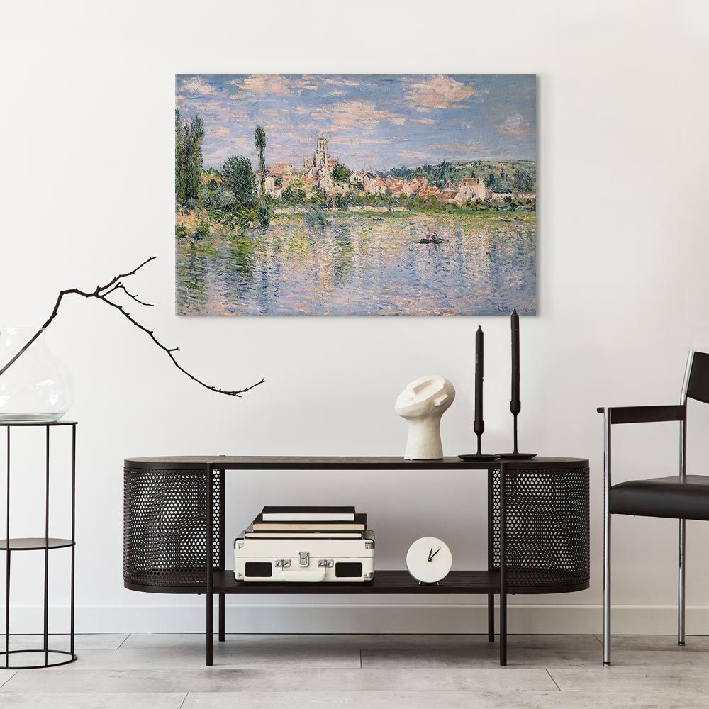Monet Vétheuil Summer Landscape Canvas Print